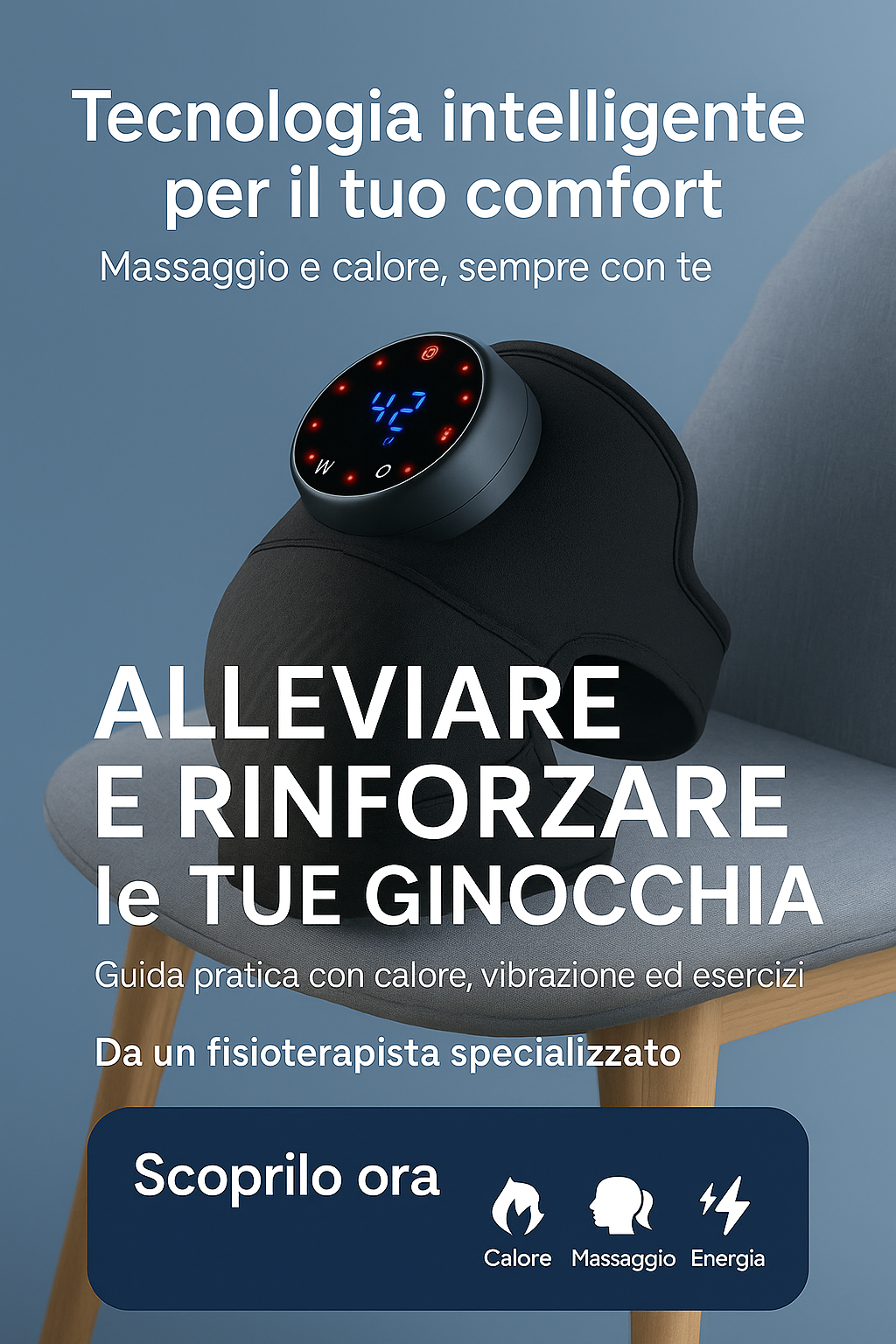 ALLEVIARE E RINFORZARE LE TUE GINOCCHIA